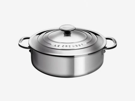 Le Creuset | Stainless Steel Rondeau Hot on Sale