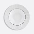 Bernardaud | Silva Rim Soup Plate - White & Platinum Supply