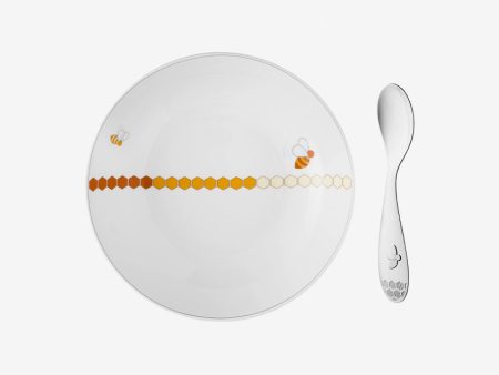 Christofle | Beebee Baby Cereal Bowl & Spoon Set Discount