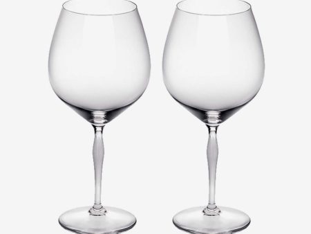 Lalique | 100 Points Bourgogne Glass - Set of 2 Discount