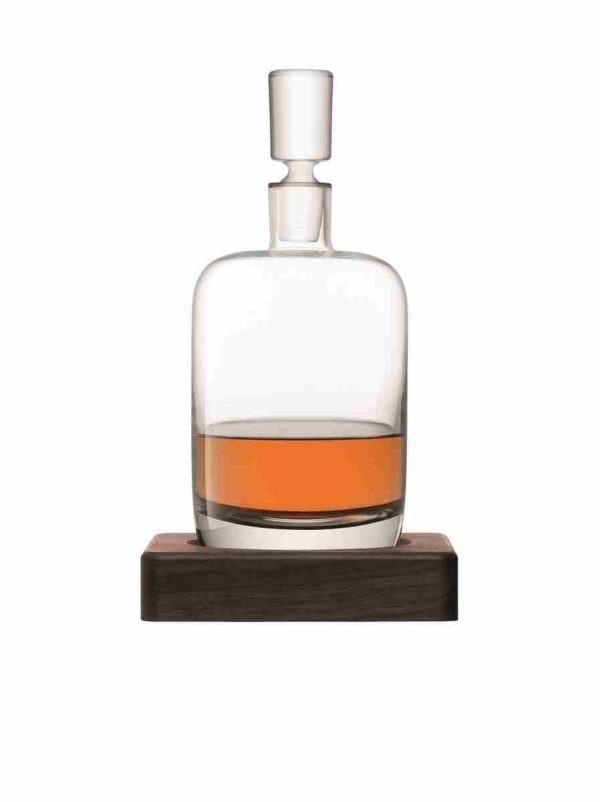 Lsa | Whisky Renfrew Decanter & Walnut Base Hot on Sale