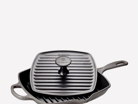 Le Creuset | Square Skillet Grill and Panini Press Set Fashion