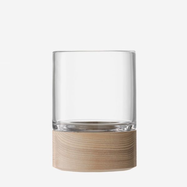 Lsa | Lotta Lantern with Ash Base - Clear Hot on Sale