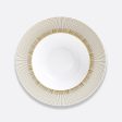 Bernardaud | Sol Rim Soup - White & Gold Hot on Sale