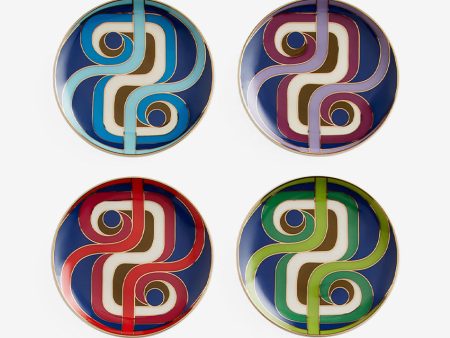 Jonathan Adler | Madrid Coasters - Set Of 4 - Multi Supply