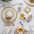 Bernardaud | Sol Coupe Soup - White & Gold Supply