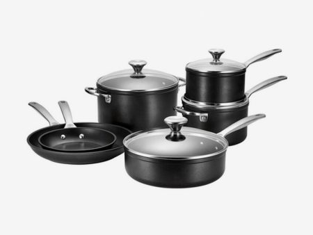 Le Creuset | 10-Pc Toughened Nonstick Cookware Set Hot on Sale