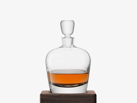 Lsa | Arran Whisky Decanter Walnut Base 1L Clear For Cheap