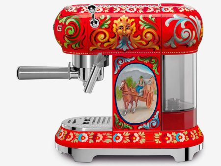 Smeg | Dolce & Gabbana 50 s Style Espresso Coffee Machine Online Hot Sale