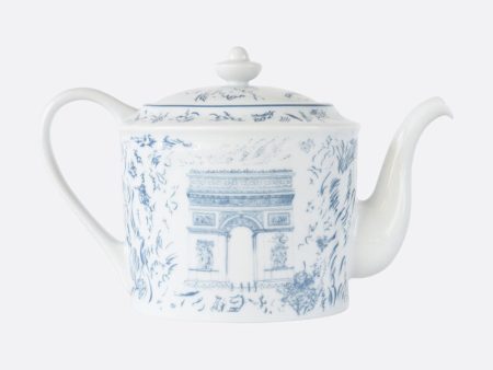 Bernardaud | Tout Paris Tea Pot - White & Blue Online